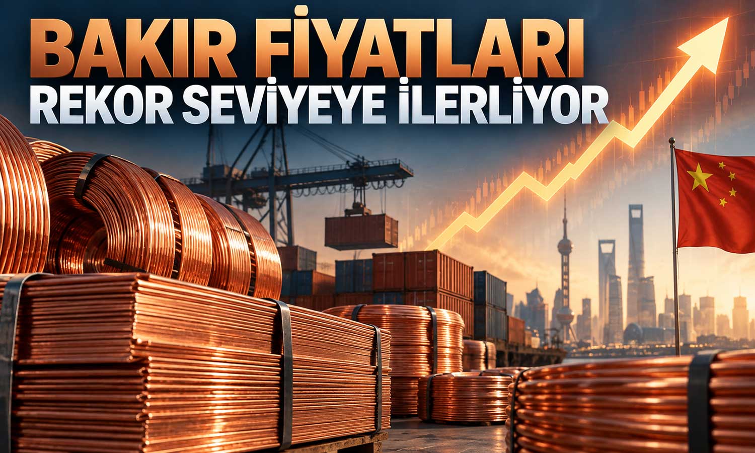 Çin’de stoklar geriledi, bakır fiyatları yükselişe geçti