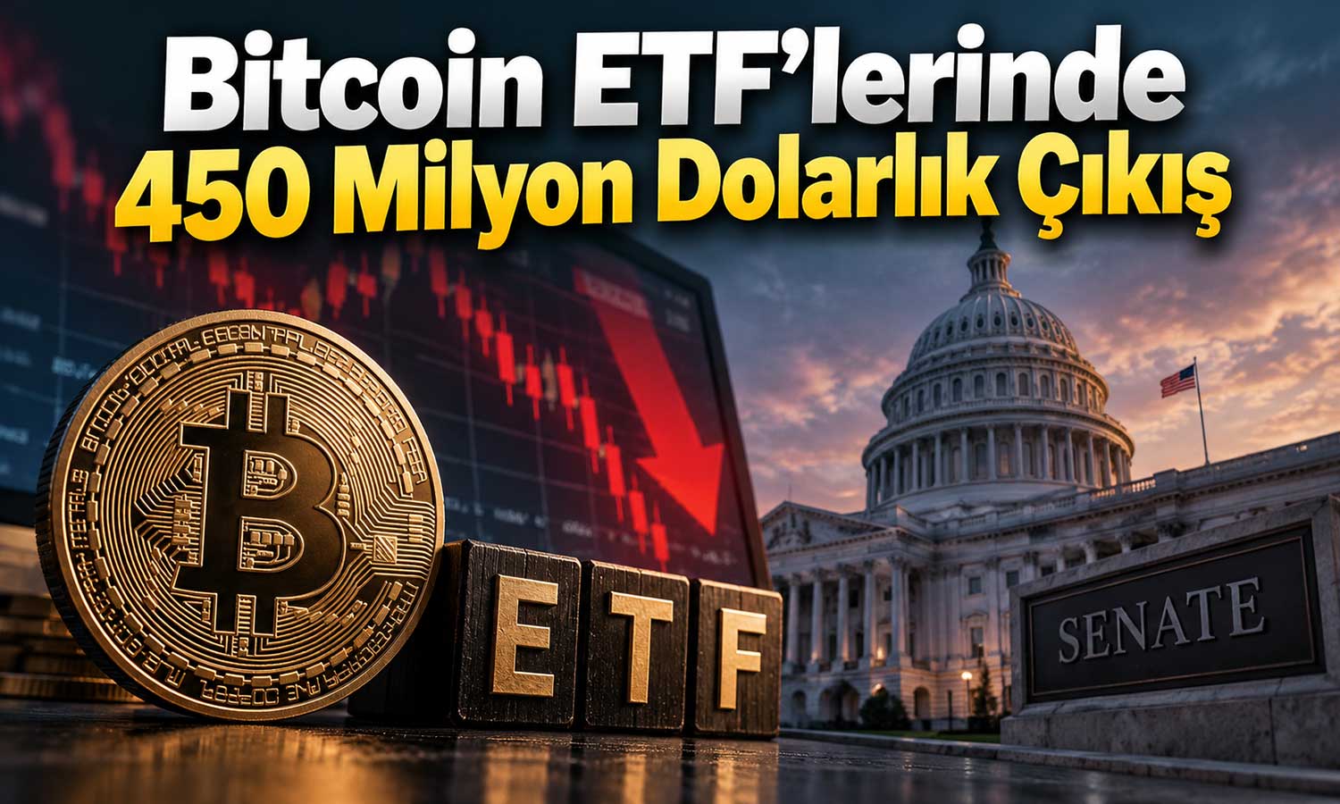 Clarity Act darbesi: Bitcoin ETF’lerinden rekor para çıkışı