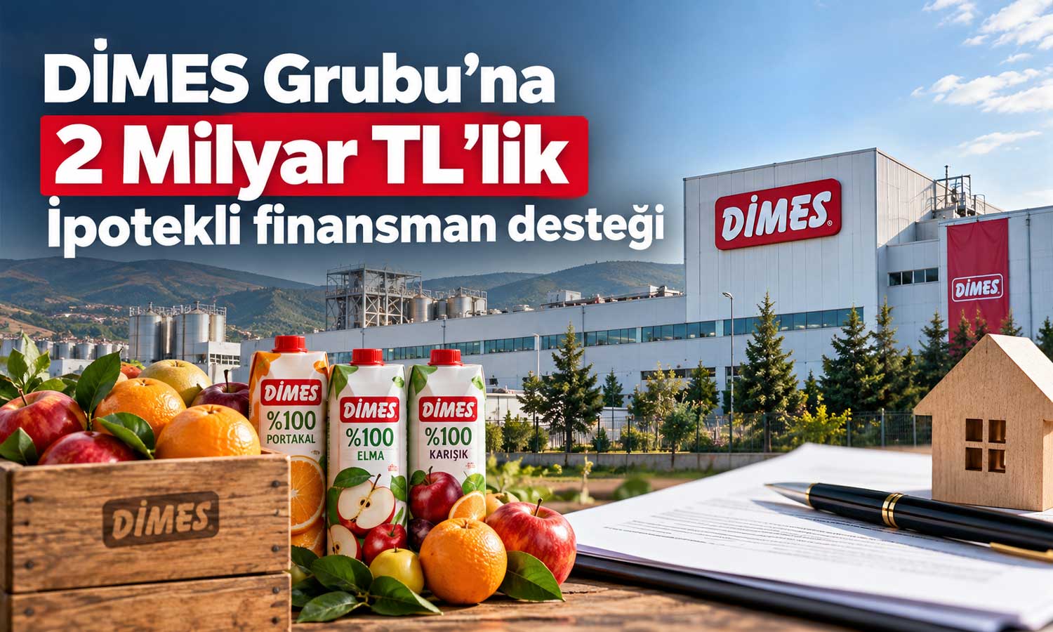 DİMES Grubu’nun kredi limitlerine 2 milyar TL’lik taşınmaz teminatı