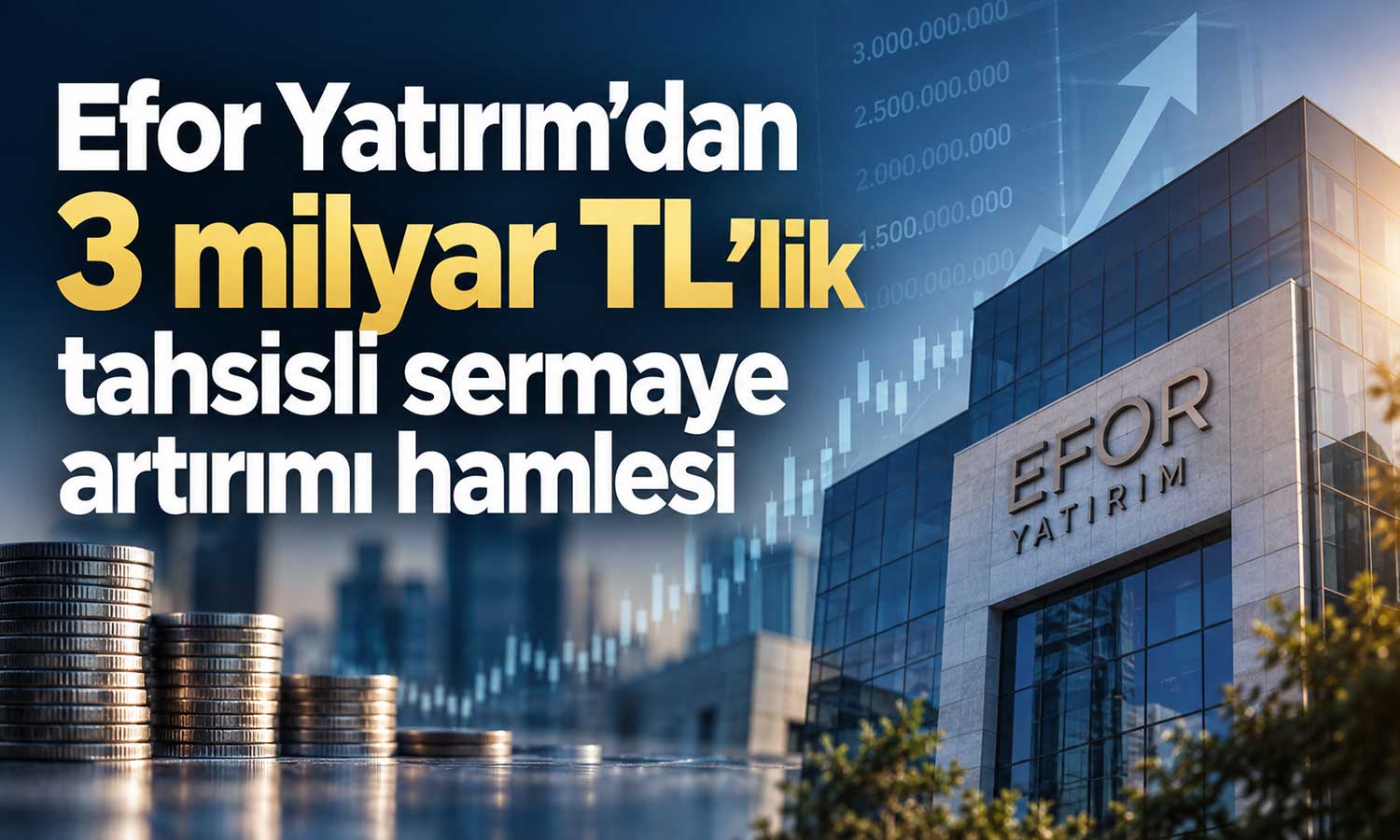Efor Yatırım, 3 milyar TL kaynak için SPK’ya başvurdu