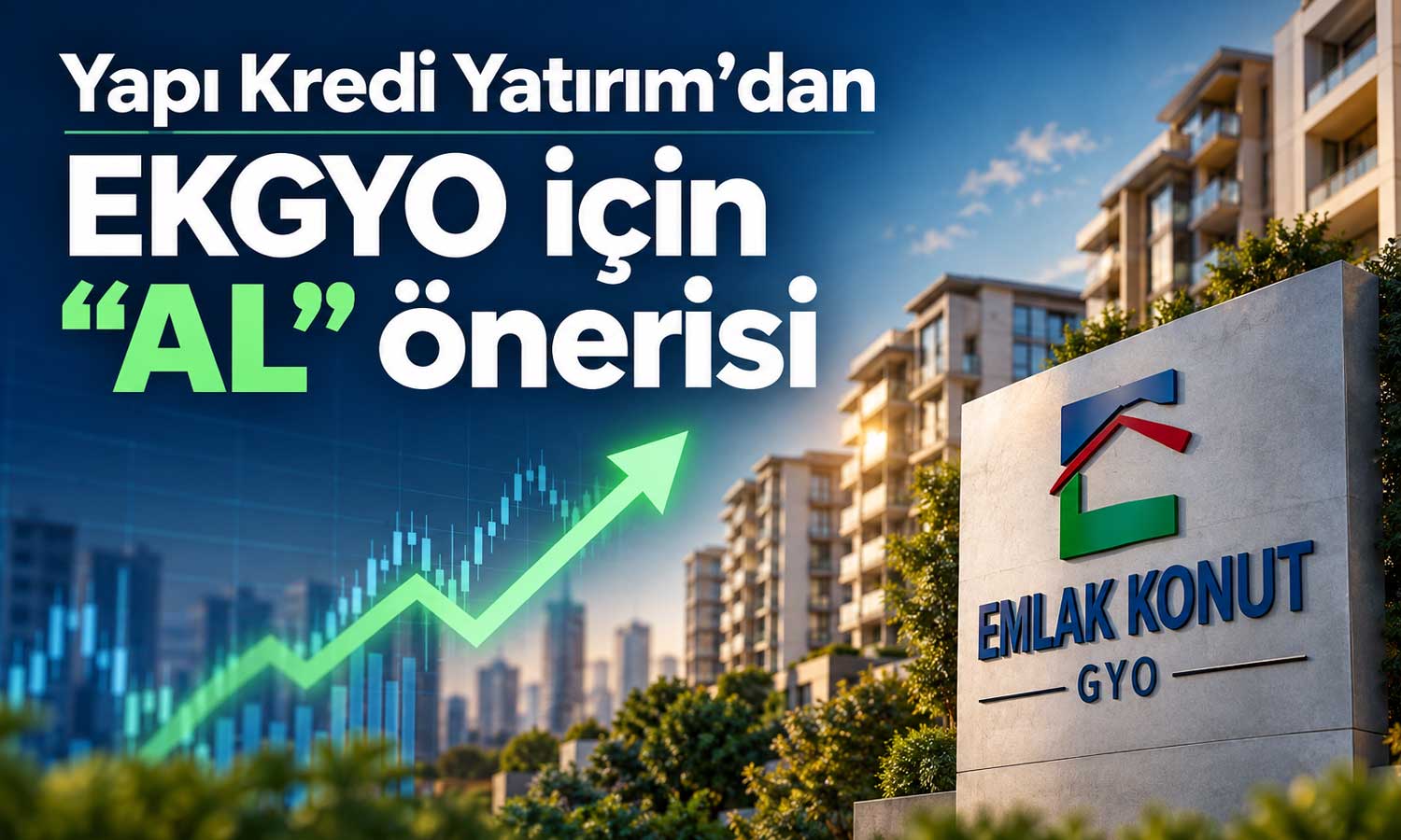 EKGYO hissesi için “AL” sinyali: Kritik seviye 19,30 TL