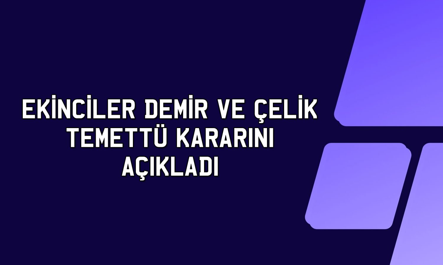 Ekinciler 446 milyon TL kara işaret etti: Temettü verecek mi?