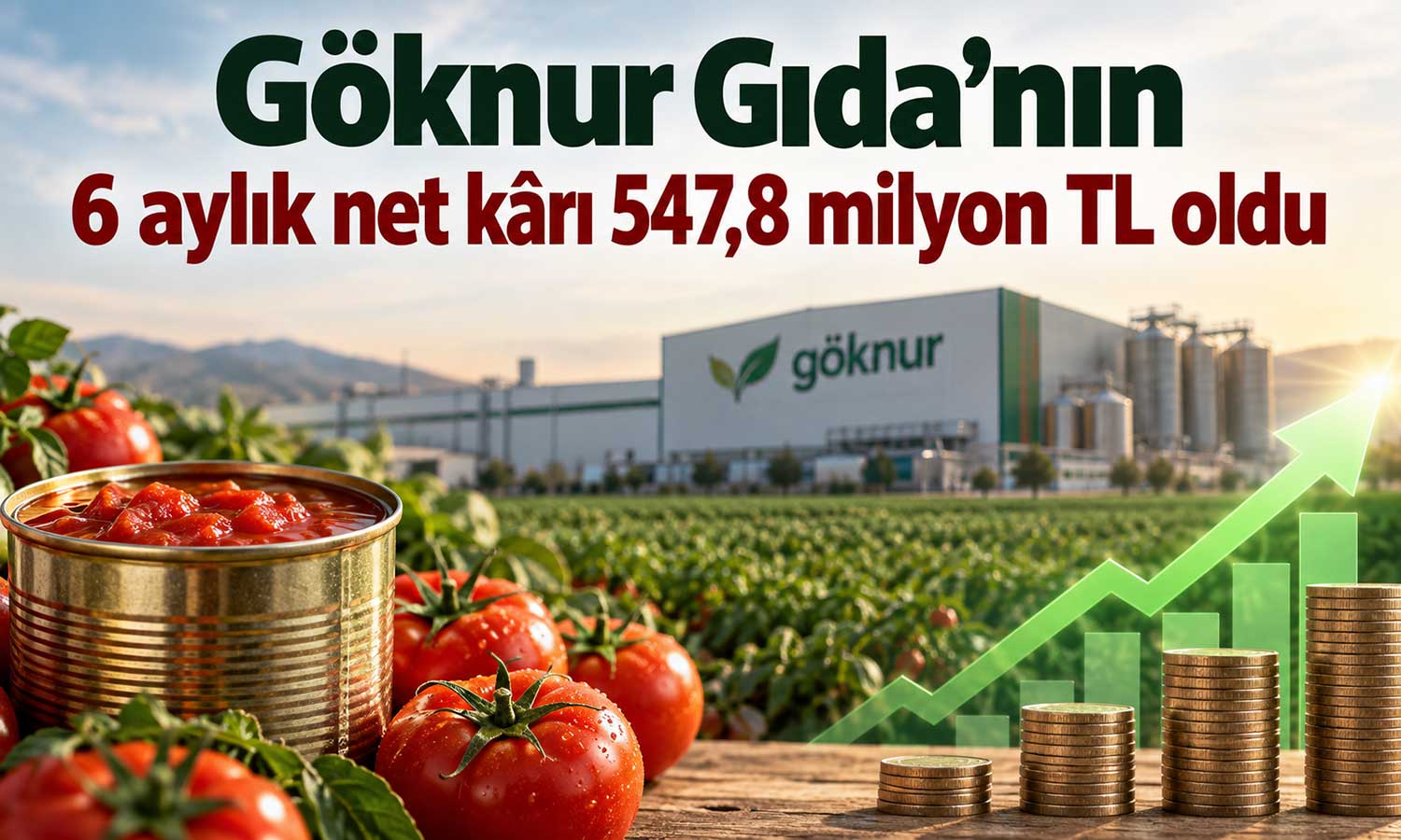 Göknur Gıda’nın hasılatı geriledi, net kârı 547,8 milyon TL oldu