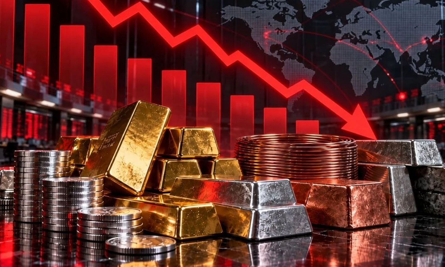 Gümüşte kayıplar arttı: FED beklentisi metalleri baskılıyor
