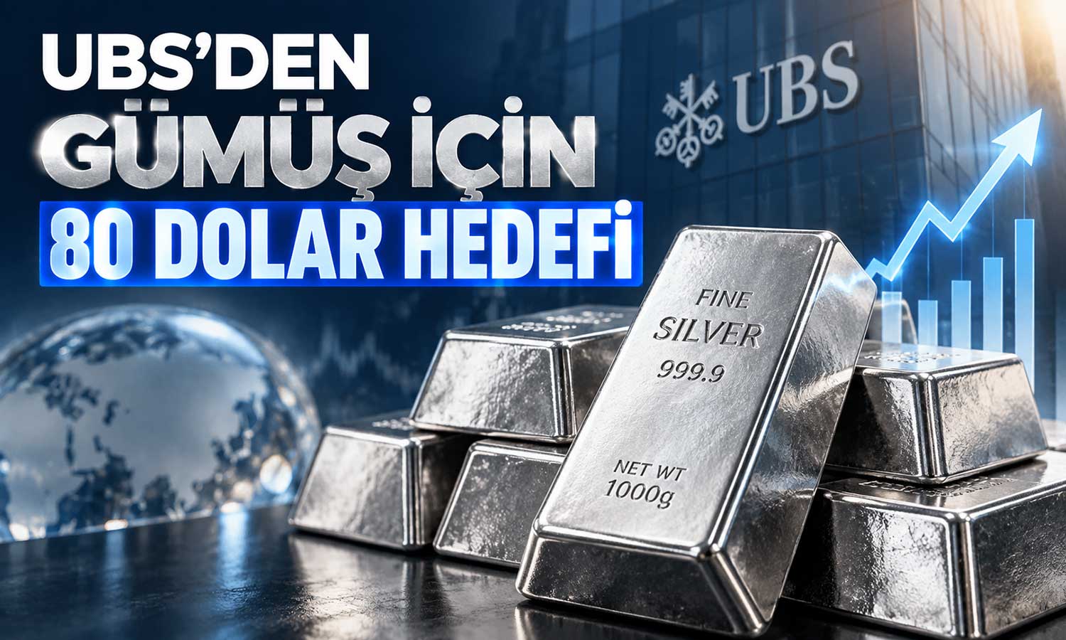 Gümüşte yükseliş beklentisi: UBS hedefini açıkladı
