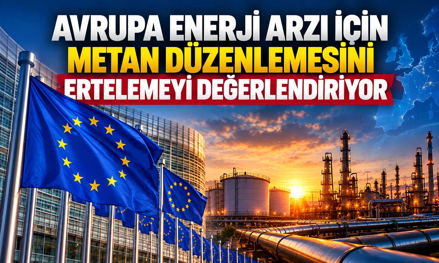 Enerji fiyatları yükselirken AB’den metan düzenlemesine erteleme