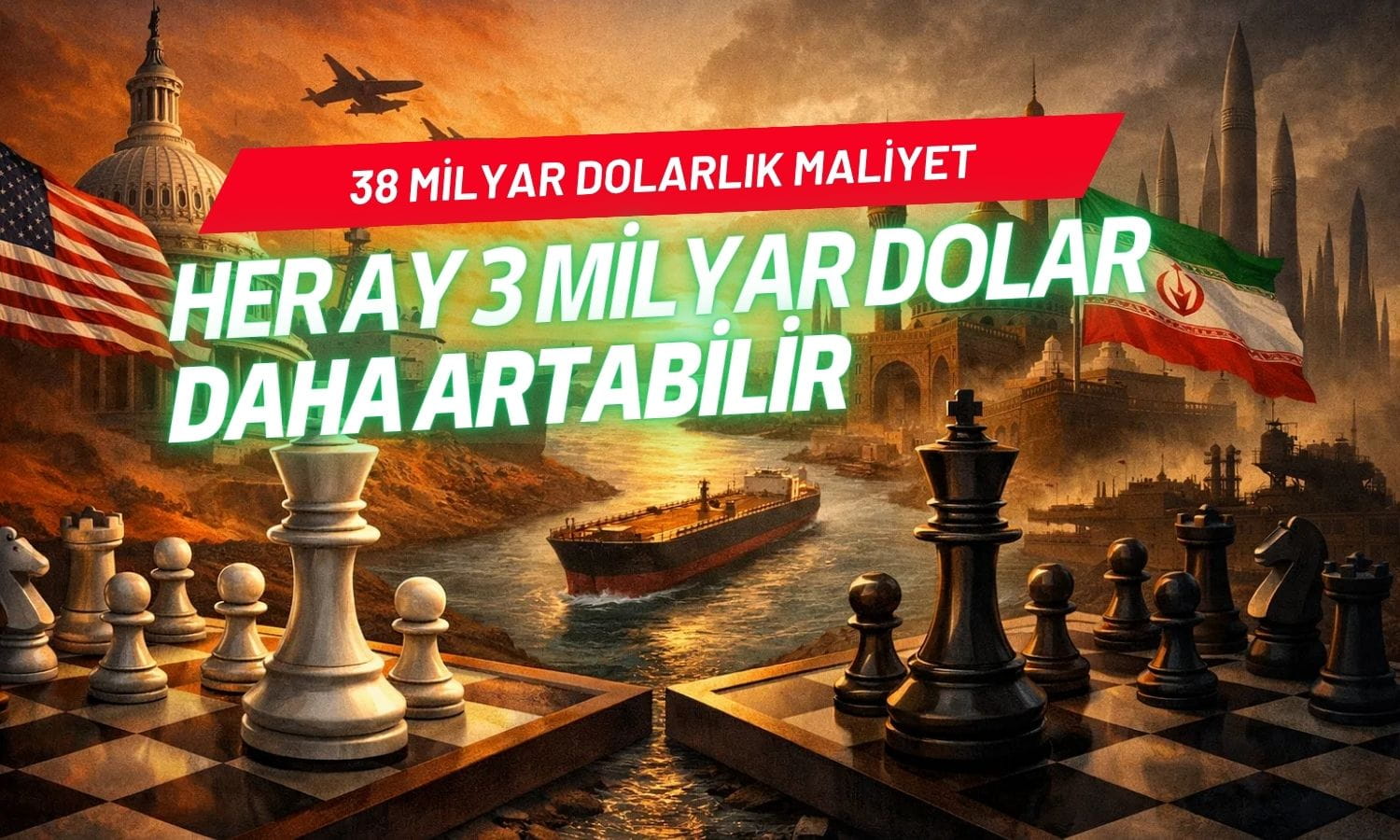 İran savaşı ABD’ye 38 milyar dolara mal oldu: Üstelik her ay artabilir