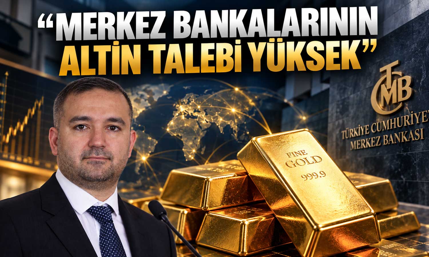 Karahan’dan altın mesajı: Rezervlerdeki payı yüzde 29’a çıktı