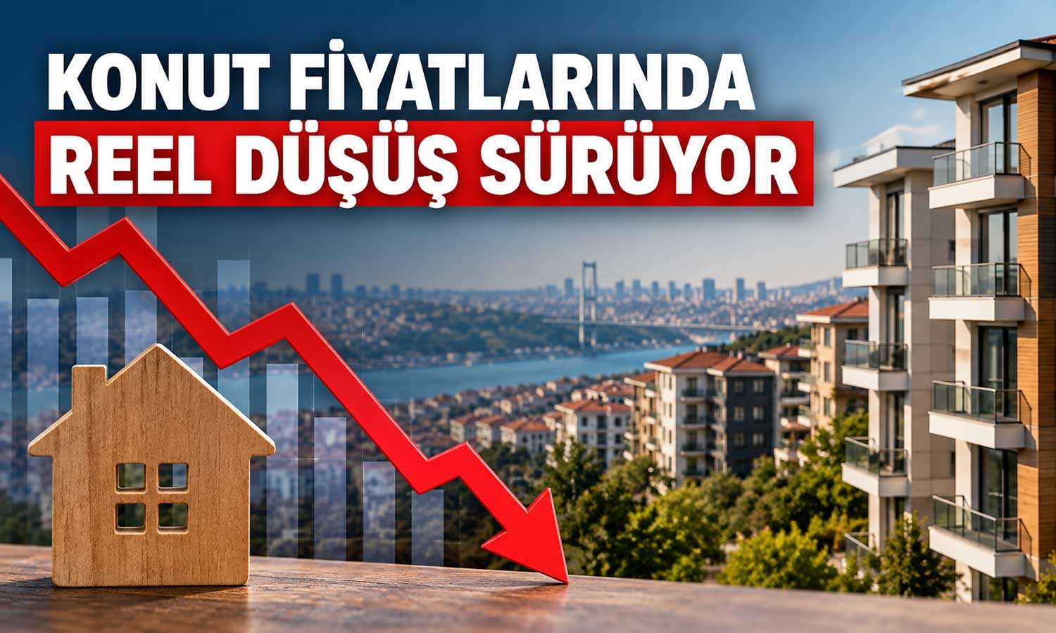 Konut piyasasında dikkat çeken tablo: Fiyatlar reel olarak düşüyor