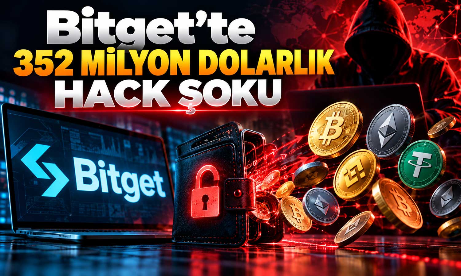 Kripto borsası Bitget saldırıya uğradı: 352 milyon dolar etkilendi