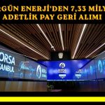 MAGEN’in geri aldığı paylar 57 milyon adede ulaştı