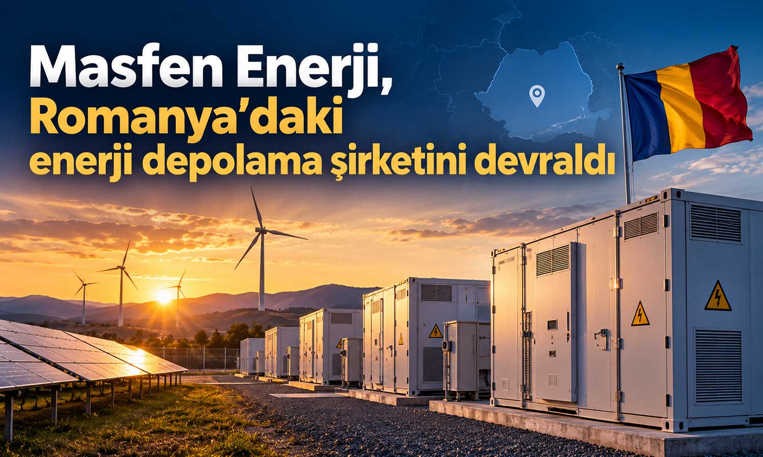 Masfen Enerji’den Romanya’da enerji depolama yatırımı