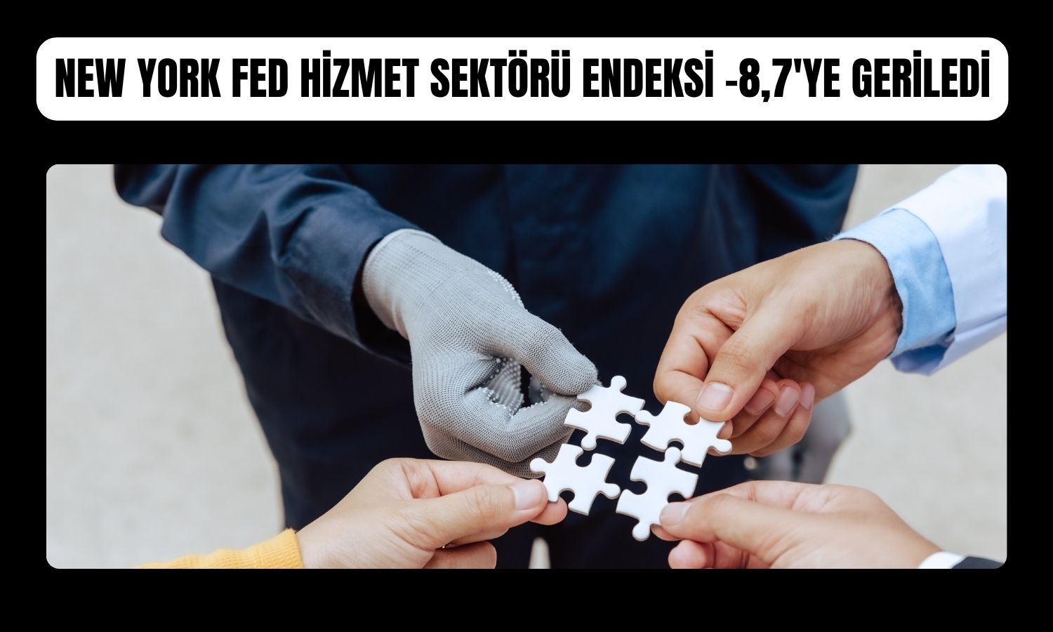 New York Fed hizmet sektörü endeksi negatife döndü