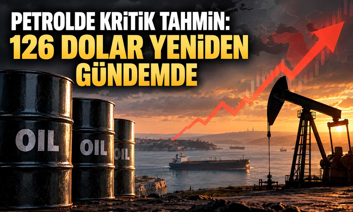 Petrolde savaş etkisi: 126 dolar yeniden görülebilir
