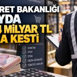 Piyasa denetimlerinde 2,24 milyar TL’lik ceza