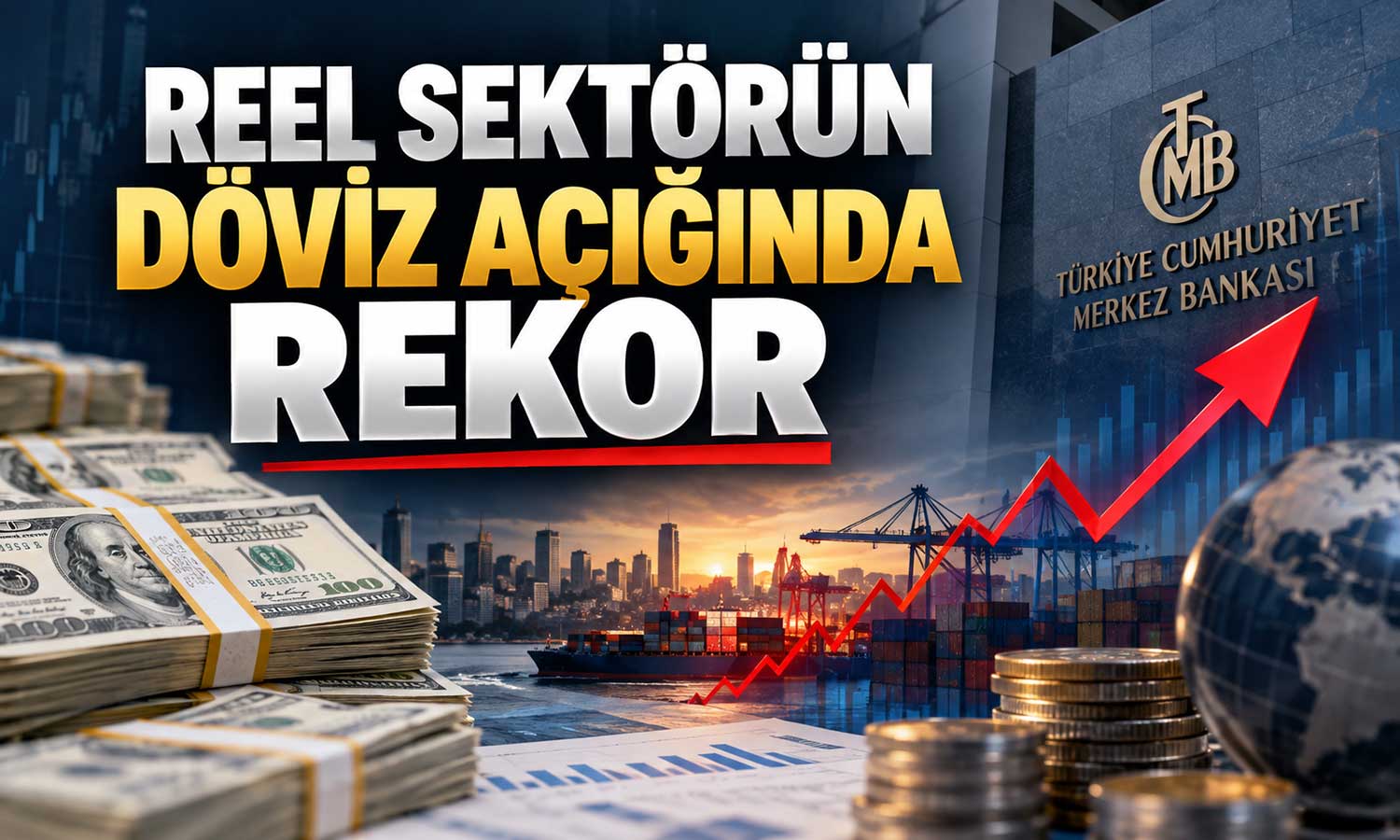 Reel sektörün döviz açığı bir ayda 5 milyar dolar arttı