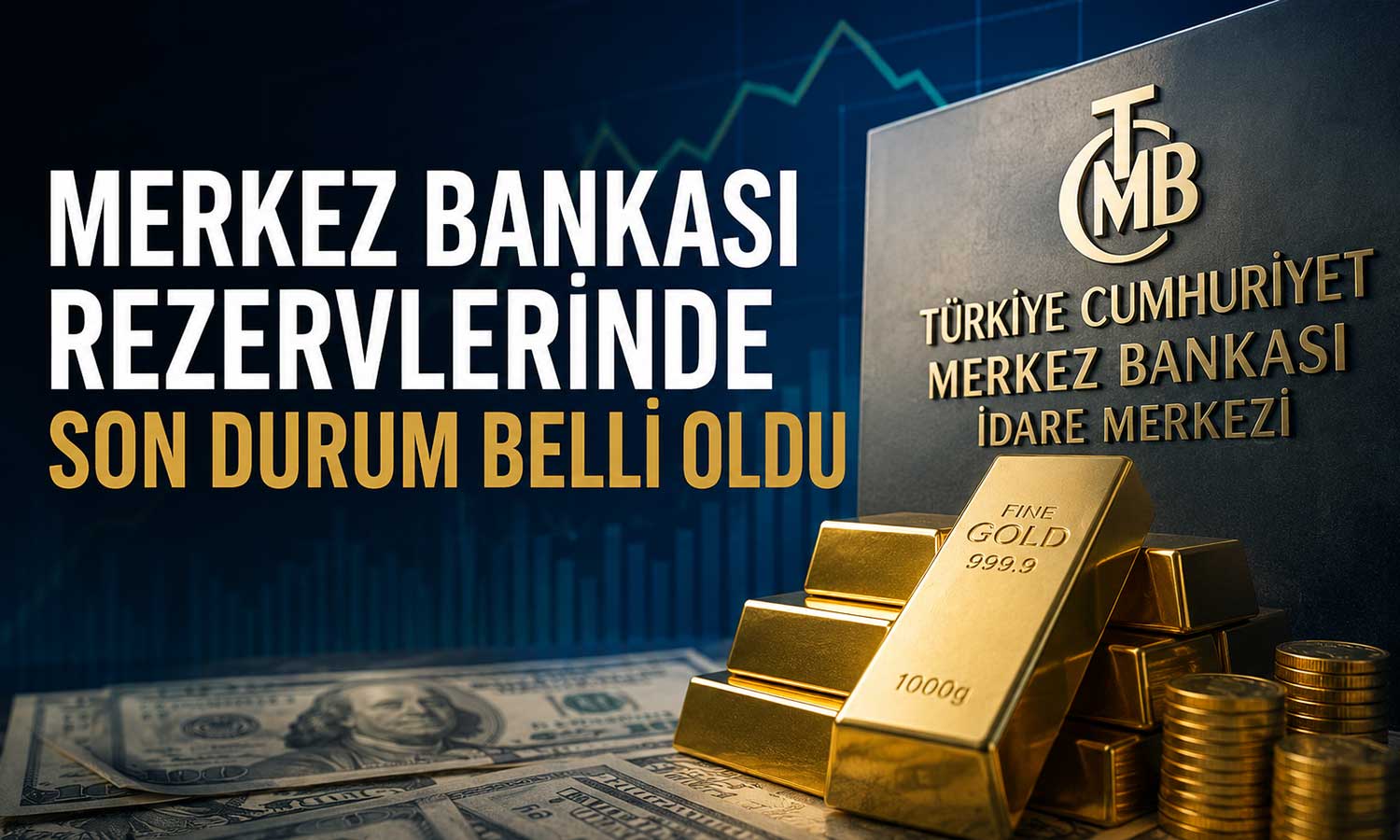 Rezervlerde dikkat çeken değişim: Altının payı arttı
