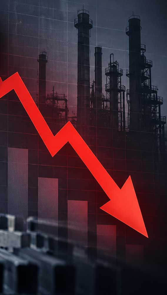 Sanayide daralma sürüyor: Yıllık düşüş yüzde 0,3