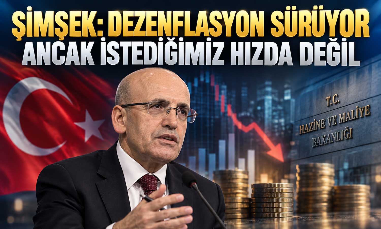Şimşek: Enflasyonda hedeflenen zaman çizelgesi uzayabilir