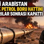 Suudi Arabistan’da petrol alarmı: Doğu-Batı boru hattı kapatıldı