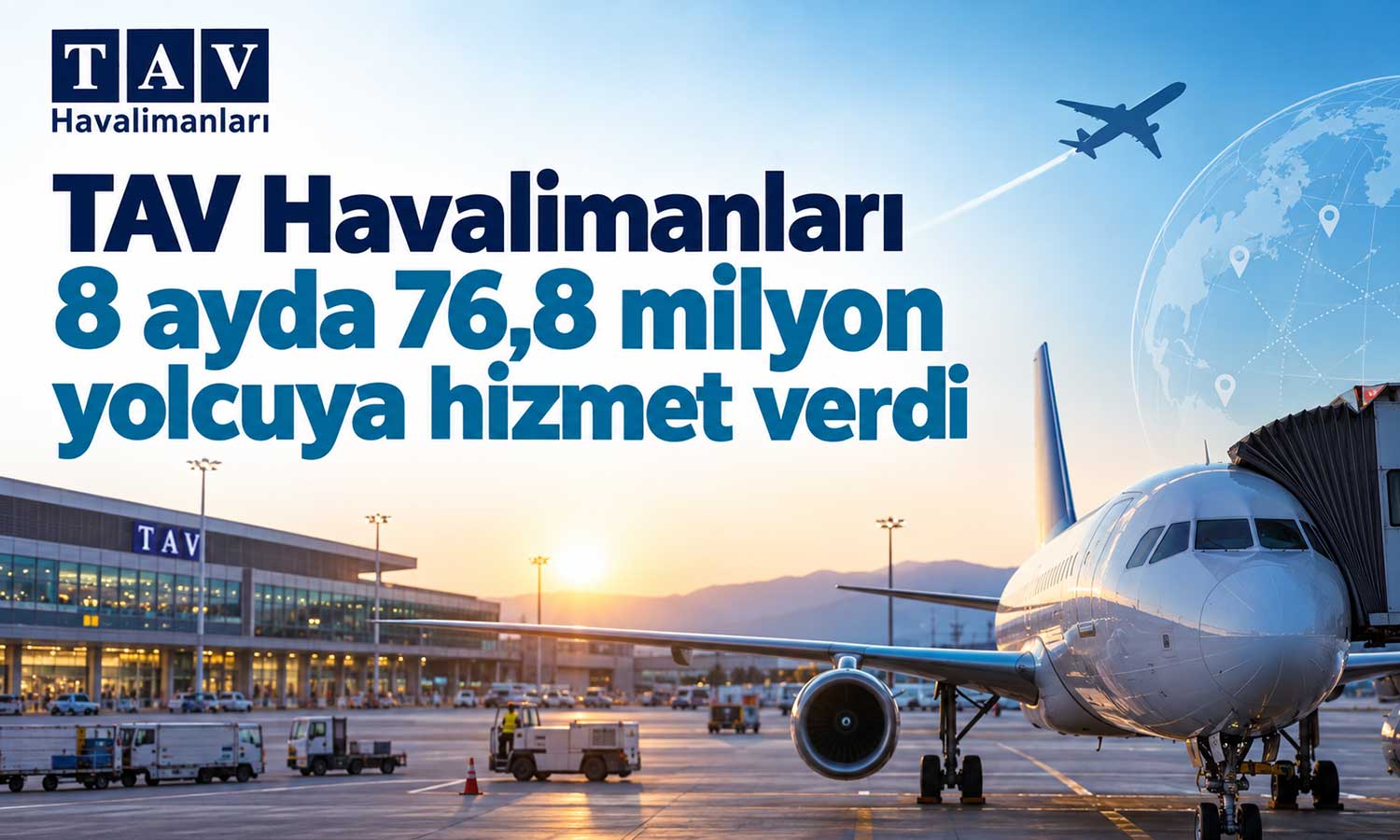 TAV’da dış hat trafiği 50 milyon yolcuyu aştı