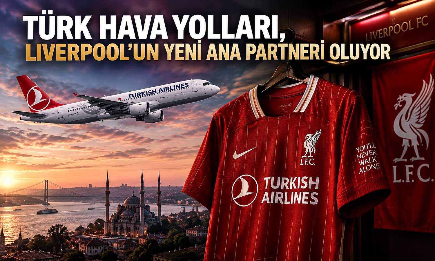 THY’den Liverpool FC ile dev sponsorluk anlaşması