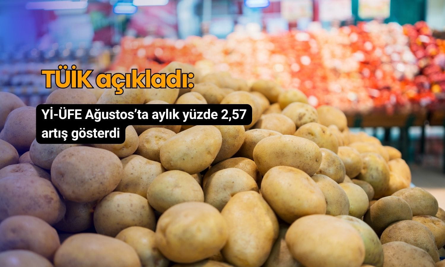 Üretici fiyatları Ağustos'ta aylık yüzde 2,57 arttı