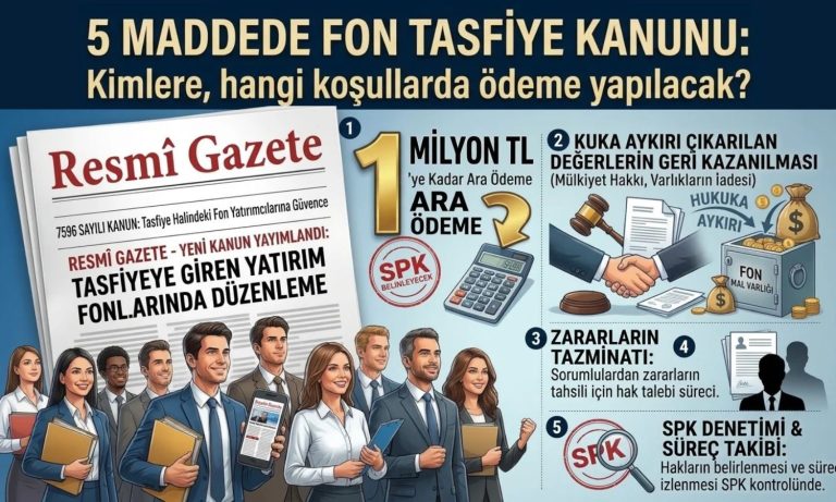 5 maddede fon tasfiye kanunu: Kimlere, hangi koşullarda ödeme yapılacak?