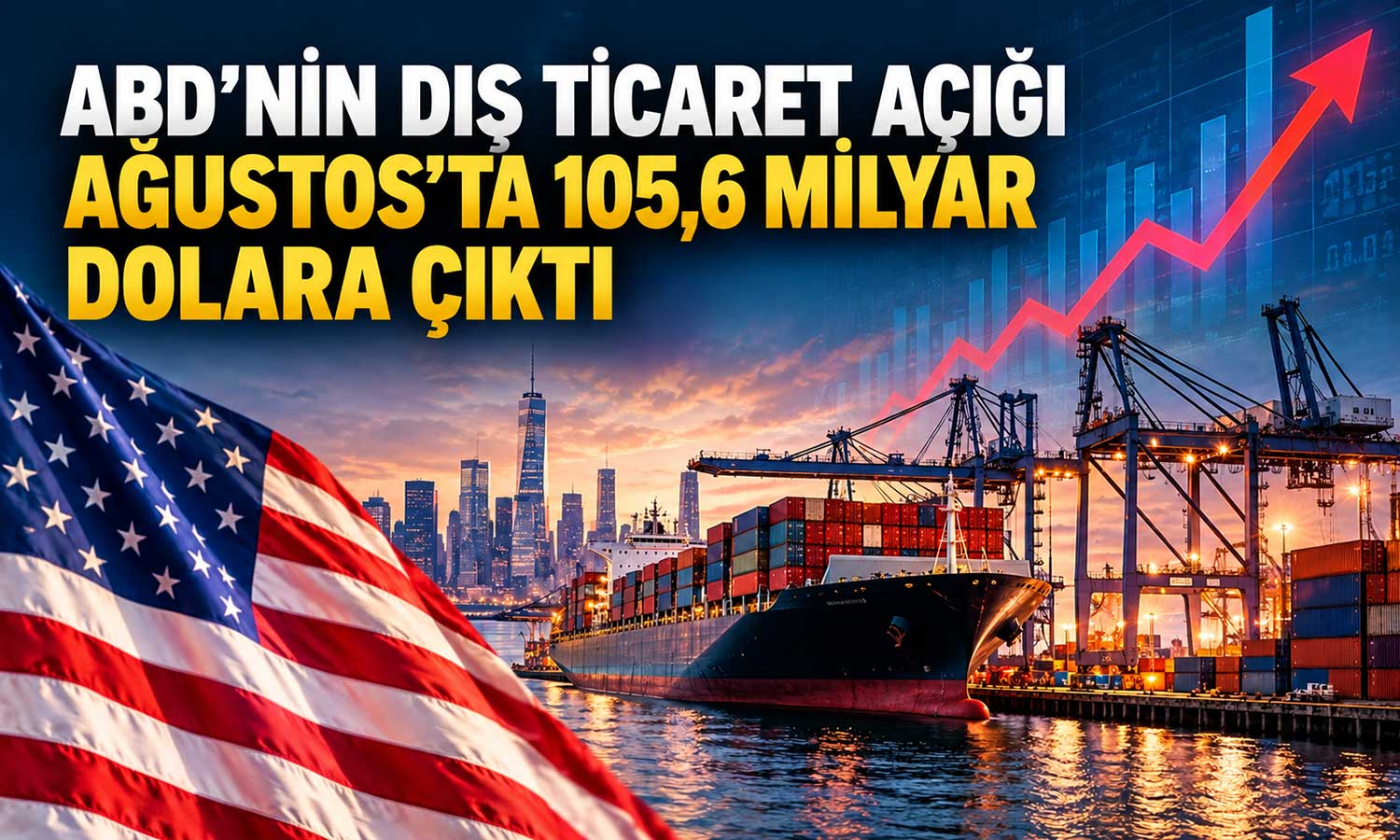 ABD’de ithalat rekor kırdı, dış ticaret açığı arttı