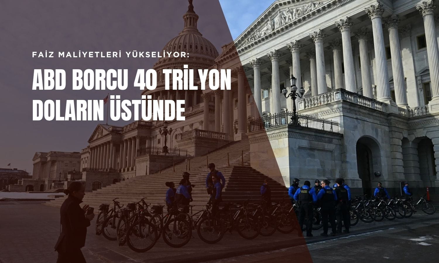 ABD’nin borcu 40 trilyon doların üstünde: Faiz maliyetleri yükseliyor