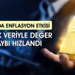 Altın ABD enflasyonuna yenildi: Düşüş hızlandı