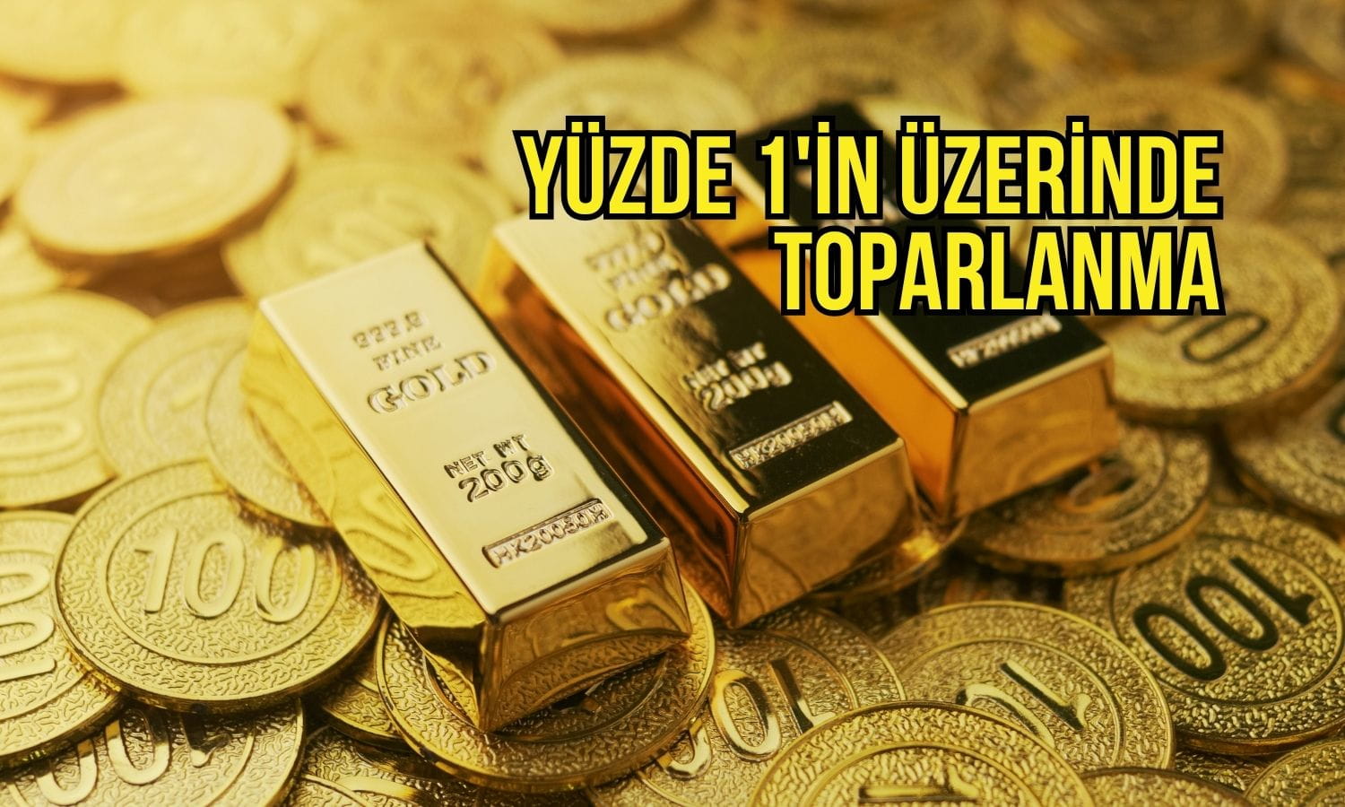 Altın doların zayıflamasıyla yüzde 1’in üzerinde yükseldi