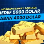 Altında yeni hedef 5000 dolar: Morgan Stanley tarih verdi
