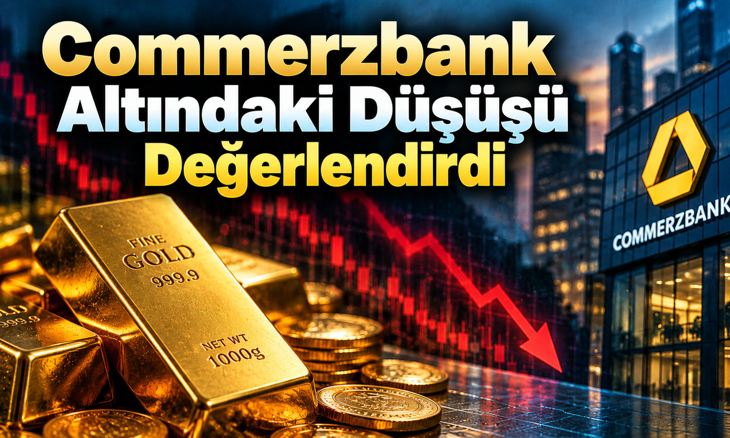 Altındaki düşüş abartılı mı? Commerzbank değerlendirdi