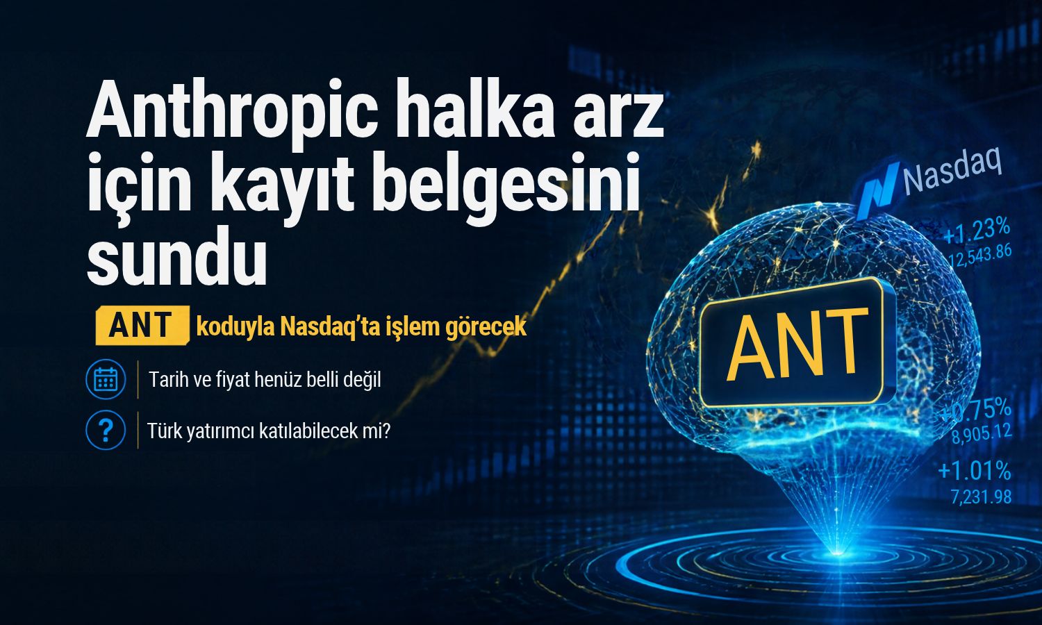 Anthropic halka arz başvurusunu yaptı: Türk yatırımcılar nasıl katılabilir?