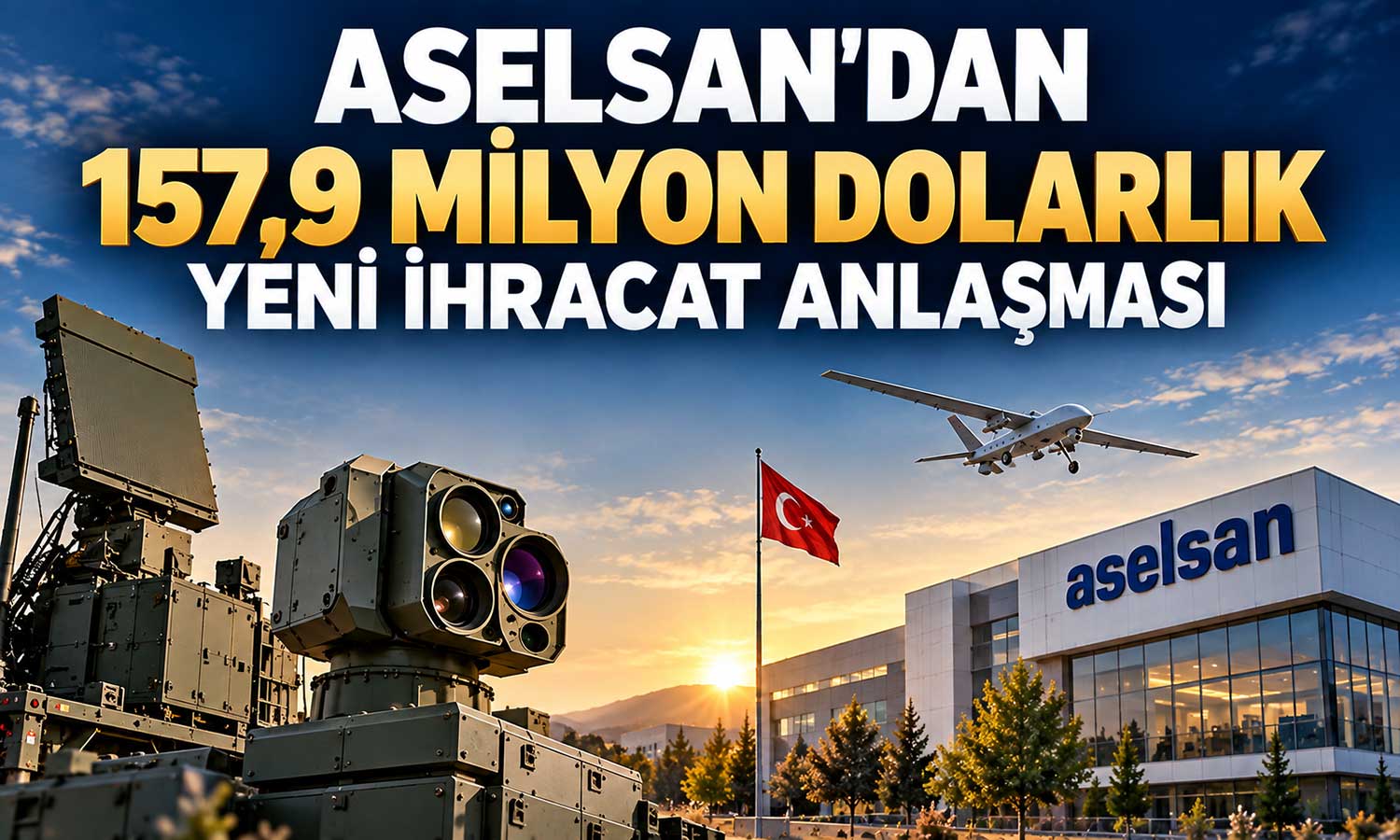 ASELSAN’dan yurt dışına 157,9 milyon dolarlık savunma sistemi satışı