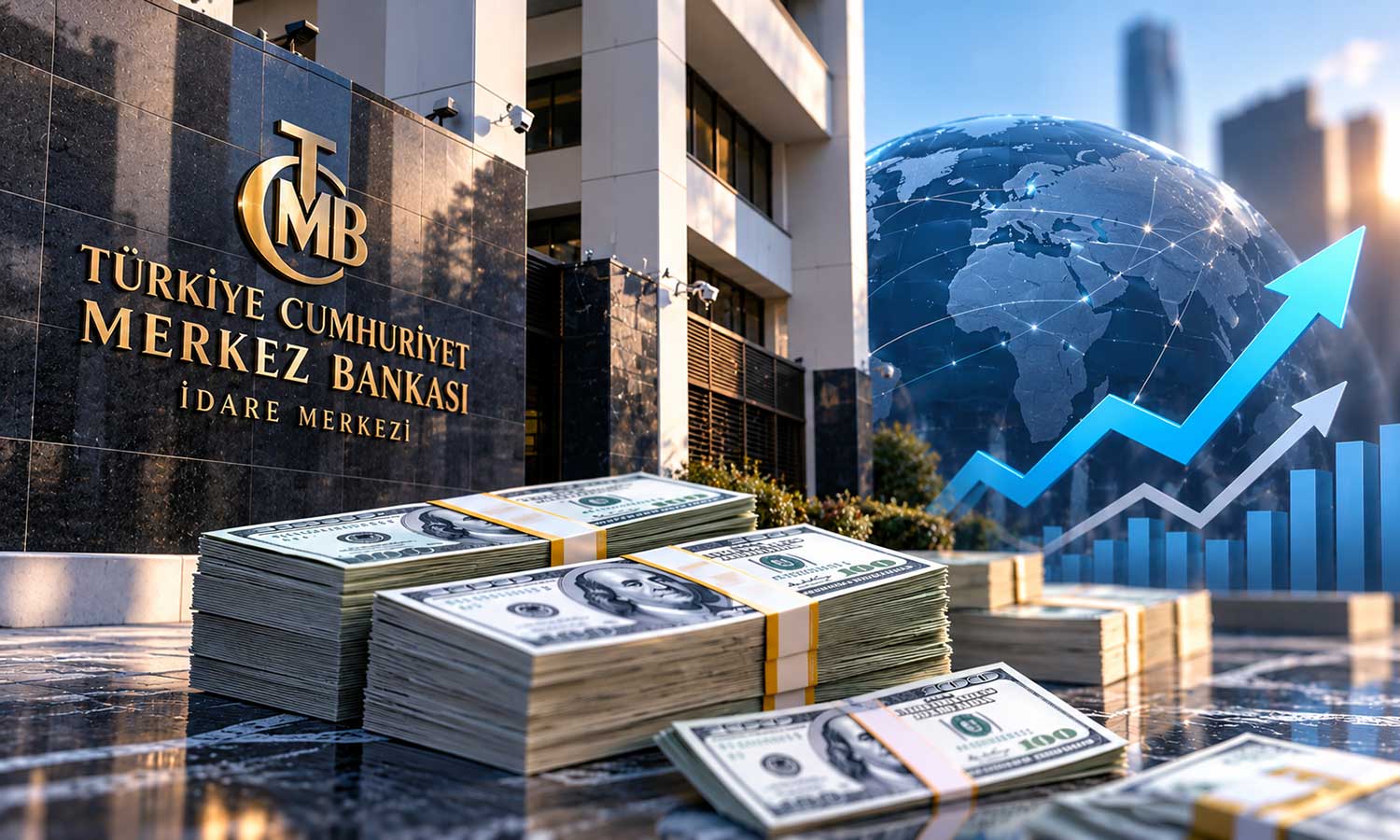 Bankaların döviz varlıkları 379,2 milyar dolara yükseldi