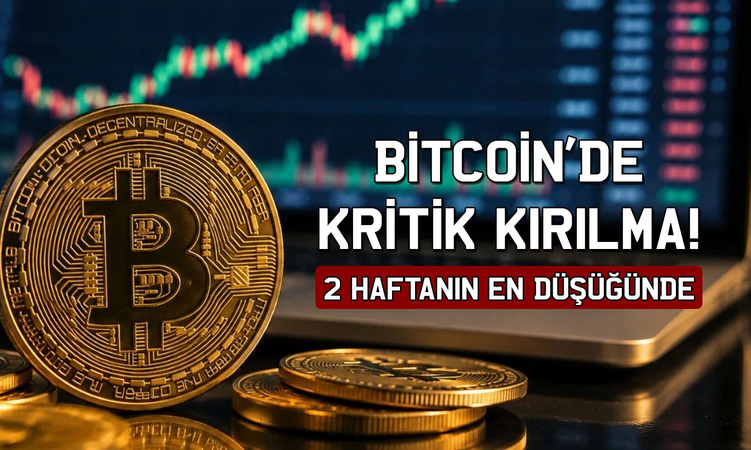 Bitcoin iki haftanın dibinde! 82 bin doların altına indi