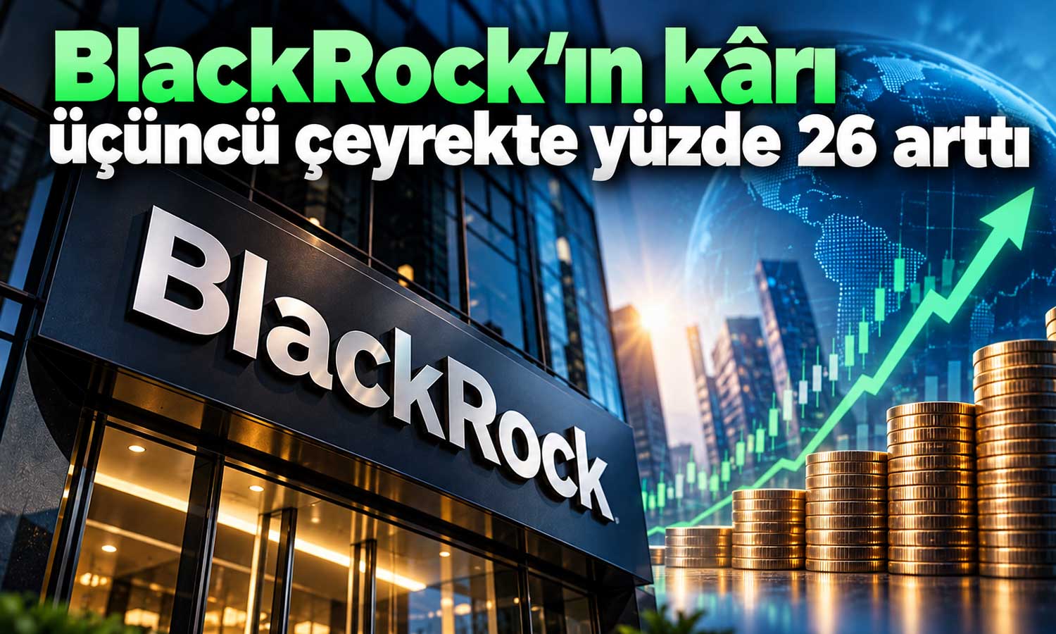 BlackRock’ın üçüncü çeyrek kârı 1,66 milyar dolara yükseldi