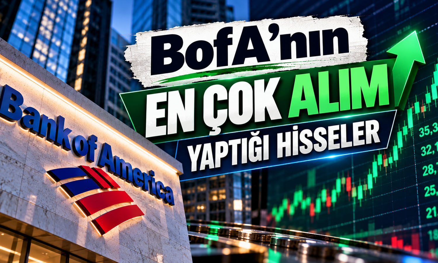 BofA borsada YKBNK, BIMAS ve TUPRS hisselerini tercih etti