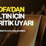 BofA’dan altın için kritik uyarı: 4. çeyrekte 3750 dolar riski