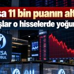 Borsada kayıplar arttı: 10 bin 923 puan takip edilecek