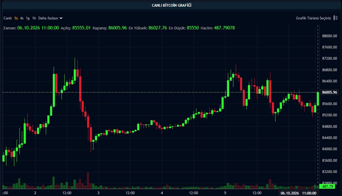 BTC fiyat grafiği BTC fiyat grafiği