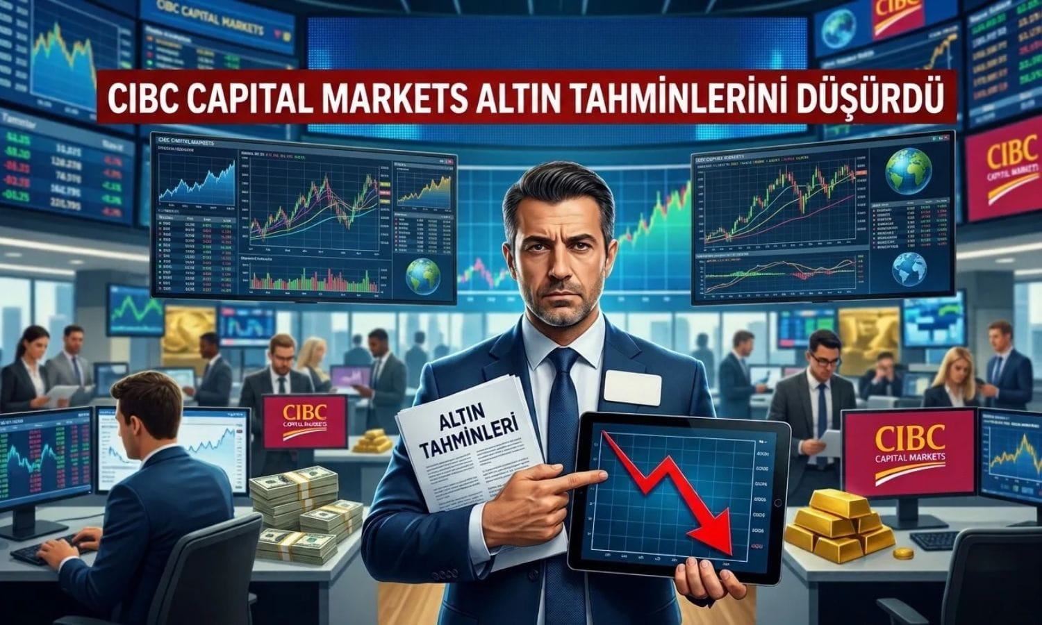 CIBC altın tahminini değiştirdi: 2027 beklentisi 6500 dolardan 5200’e indi