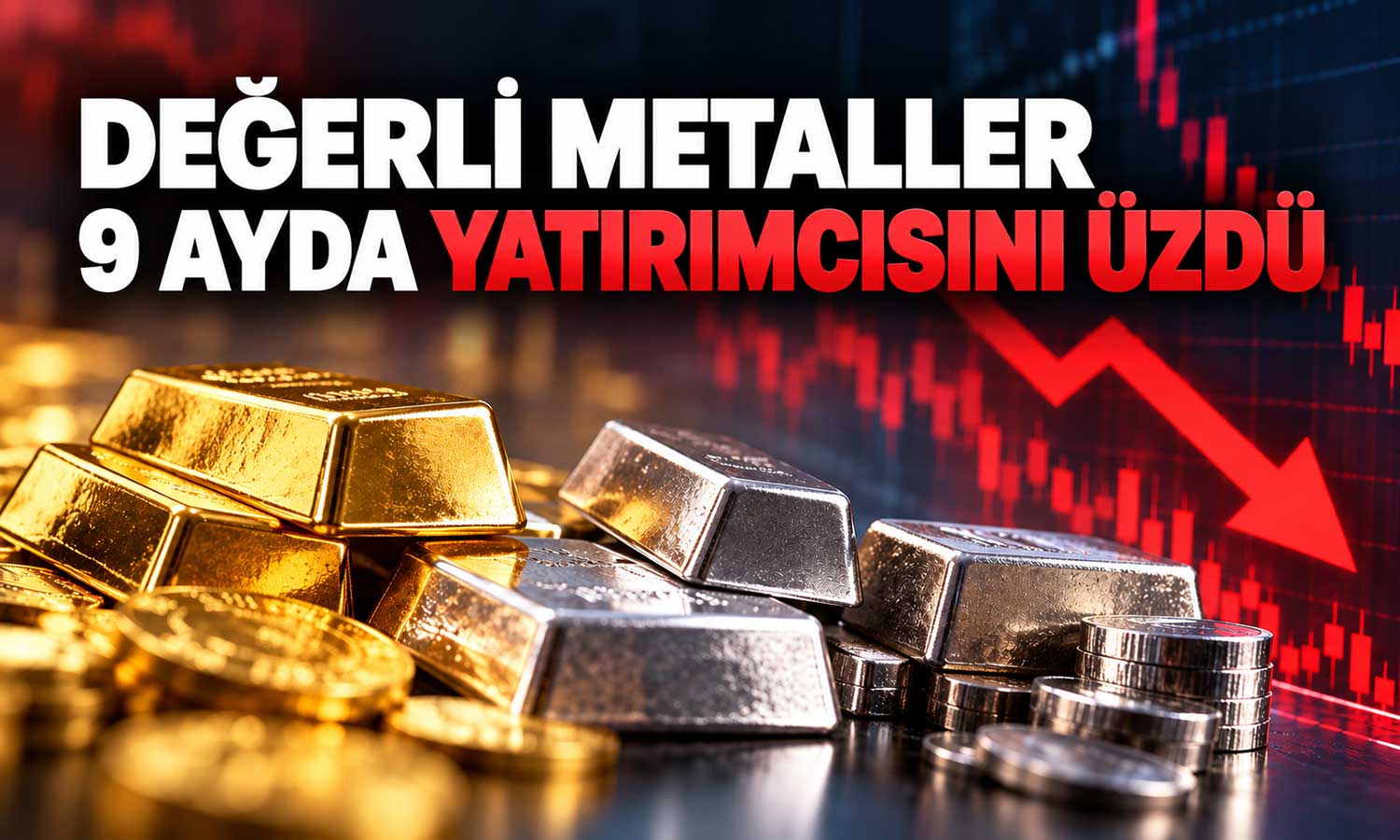 Değerli metallerde 9 aylık bilanço negatif