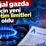 Doğal gazda 81 ilin Kasım ve Aralık limitleri belli oldu