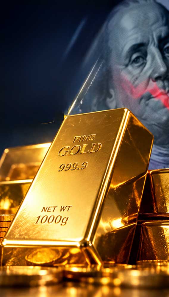 Doların gerilemesiyle altın kayıplarını telafi etti