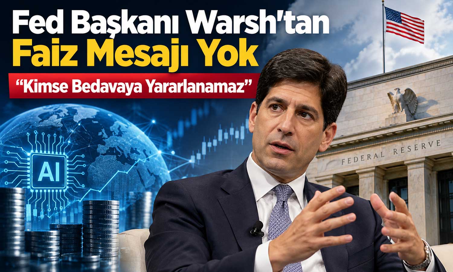 Fed Başkanı’ndan faiz sinyali gelmedi: Gözler yeni kararda