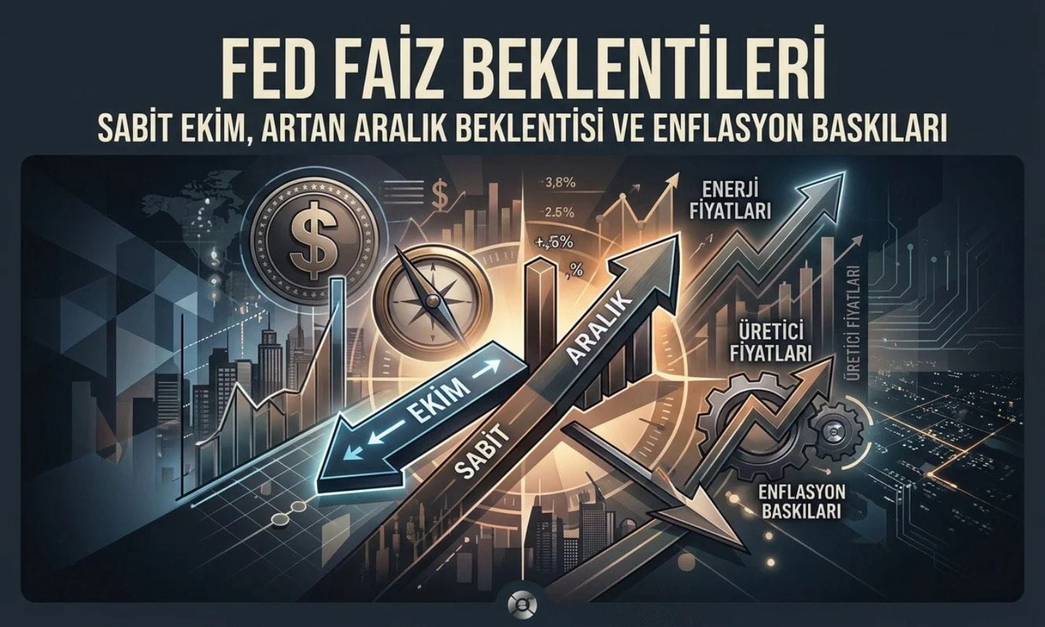 Fed ekimde beklemede: Aralık faiz artırma beklentisi yüzde 77’ye ulaştı