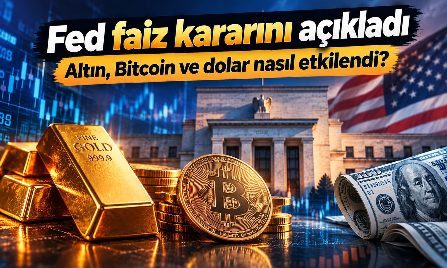 Fed Ekim’de faizi sabit tuttu: Altın nasıl tepki verdi?